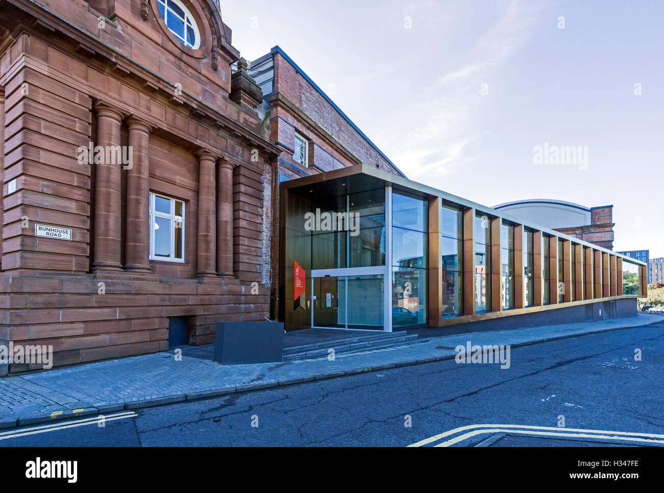 Kelvin Hall Erweiterungsbau auf Burnhouse Straße von Argyle Street in Glasgow Schottland Stockfoto