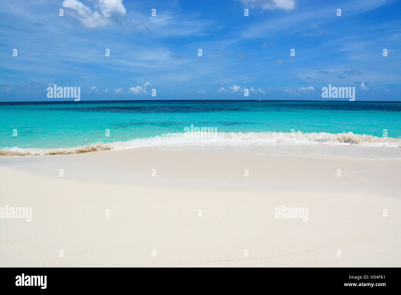 Shoal Bay - Anguilla Stockfoto