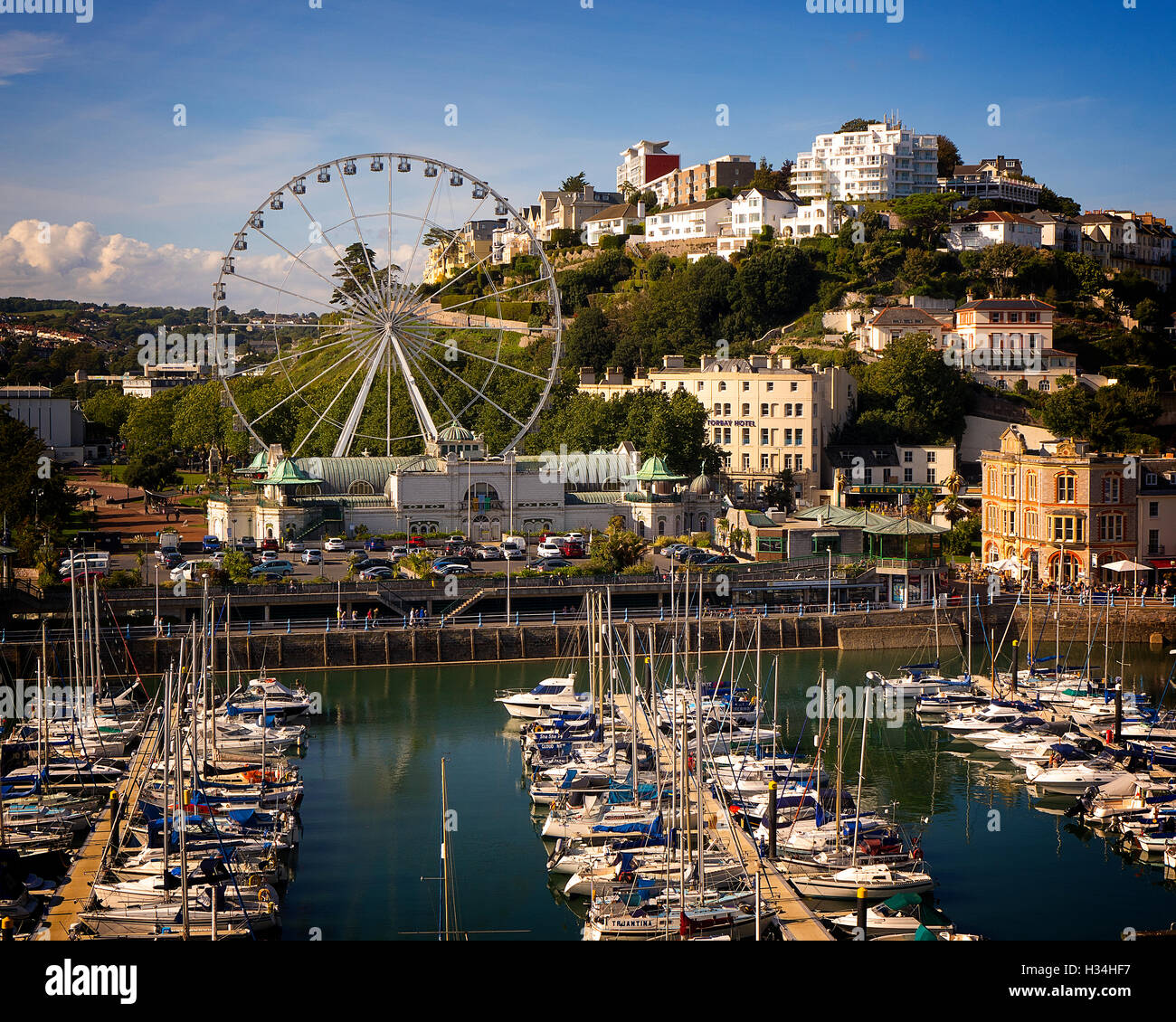 GB - DEVON (englische Riviera): Torquay Hafen Stockfoto