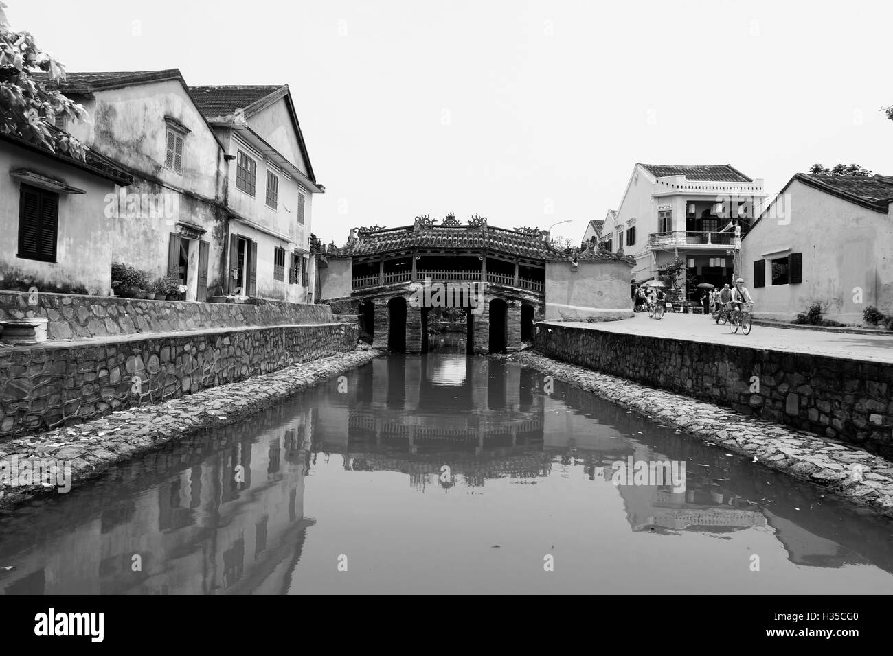 Entdecken Sie Welt Kulturerbe UNESCO Hoi an ein Zentrum der Stadt - Vietnam Stockfoto