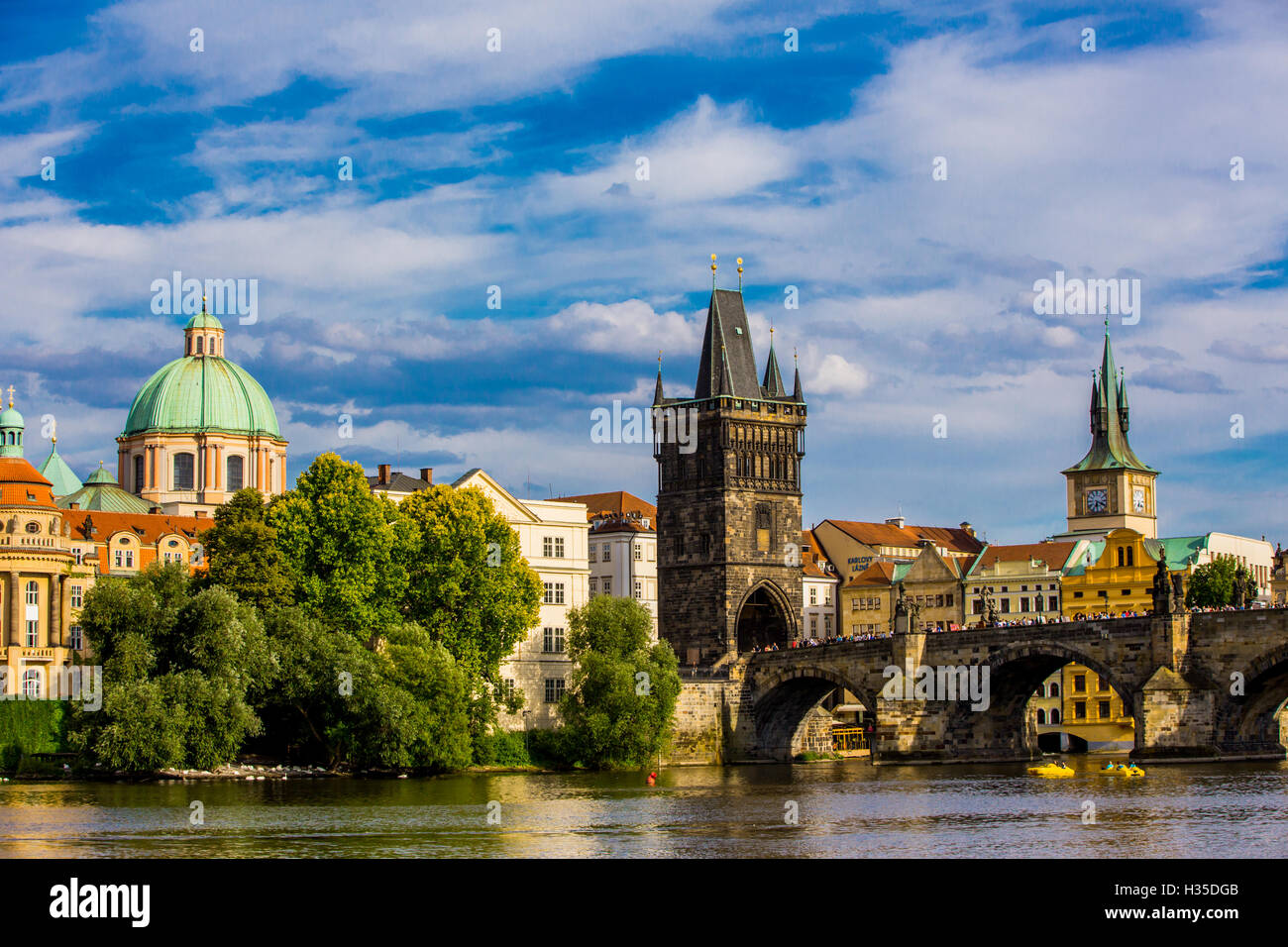 Karlovy Vary, Böhmen, Tschechien Stockfoto