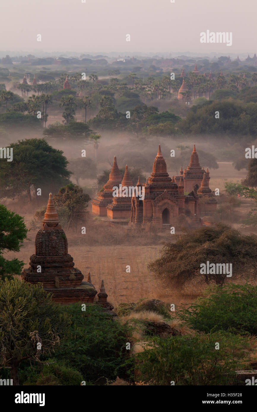 Ruinen von Bagan (Pagan), Myanmar (Burma) Stockfoto