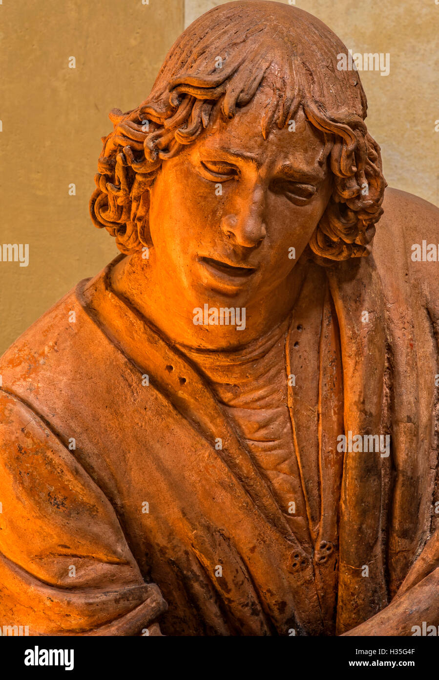 Italien Emilia Romagna Modena, Chiesa di San Giovanni Battista-Trauer über die toten Christus Oper von Guido Mazzoni Stockfoto