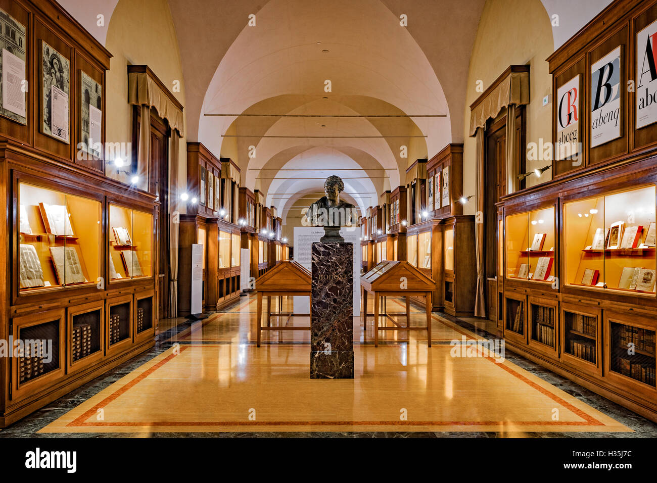 Italien-Emilia-Romagna-Parma-Museum Pol der Pilotta - Bodoniano Museum Stockfoto