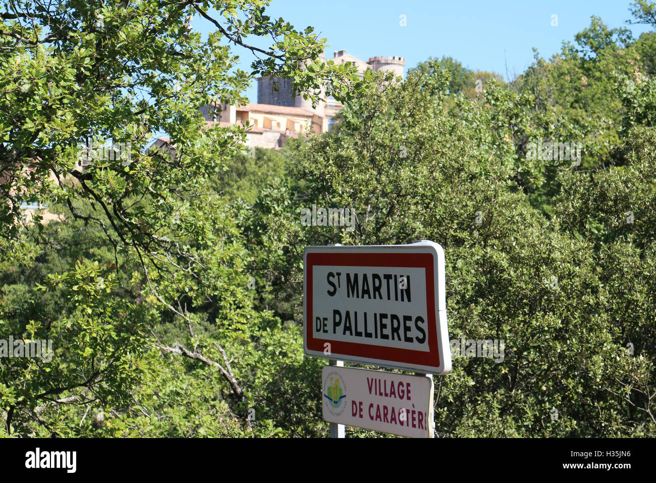 Saint Martin de Pallières (Var, Frankreich) Stockfoto