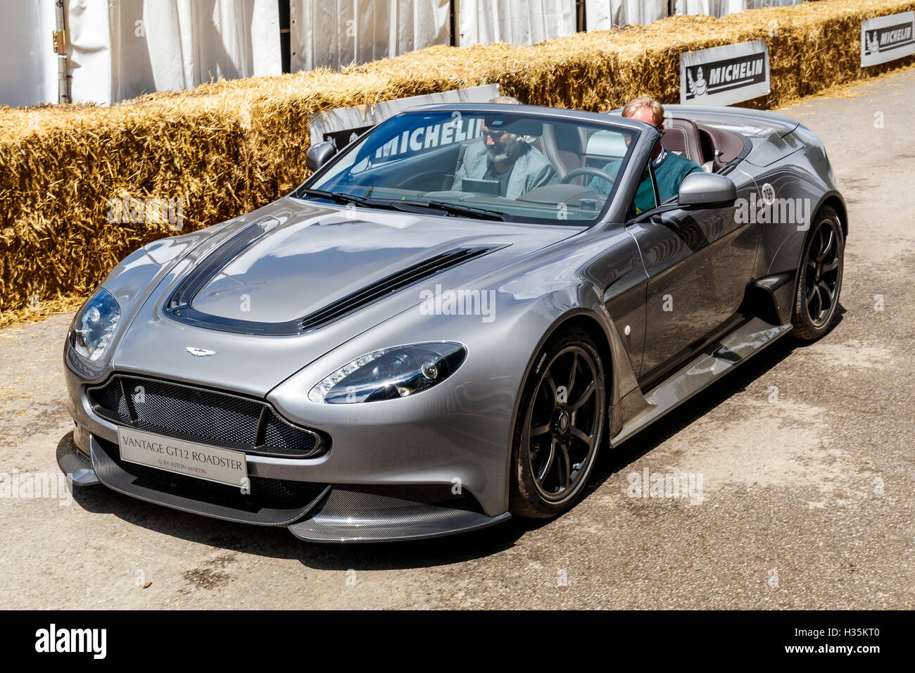 2016 Aston Martin Vantage GT12 Roadster auf 2016 Goodwood Festival of Speed, Sussex, UK Stockfoto