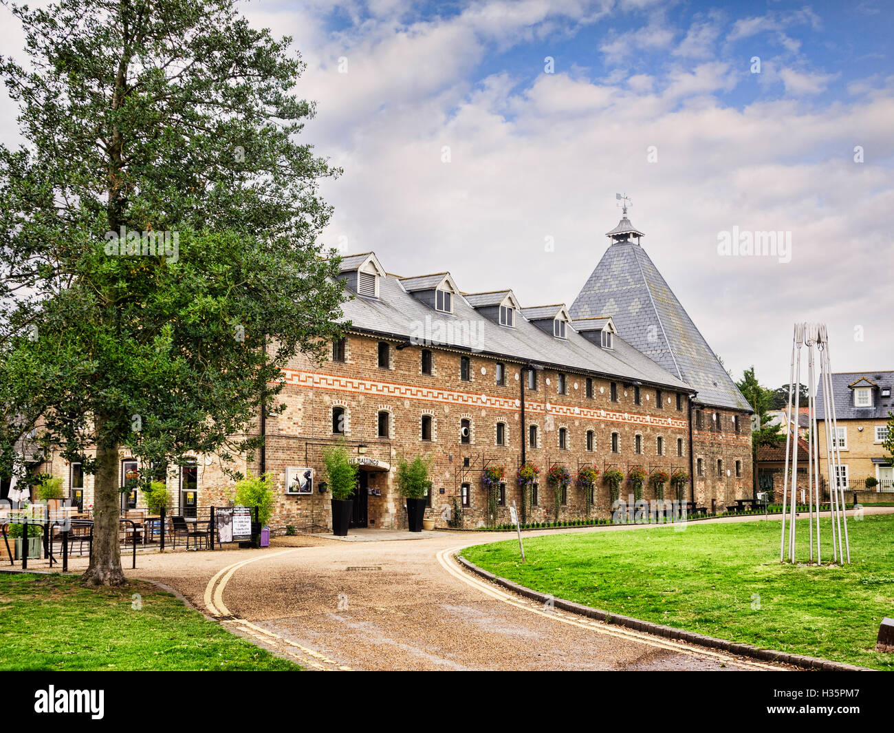 Die Maltings Veranstaltungsort, Ely, Cambridgeshire, England, UK, einem umgebauten viktorianischen Brauerei. Stockfoto