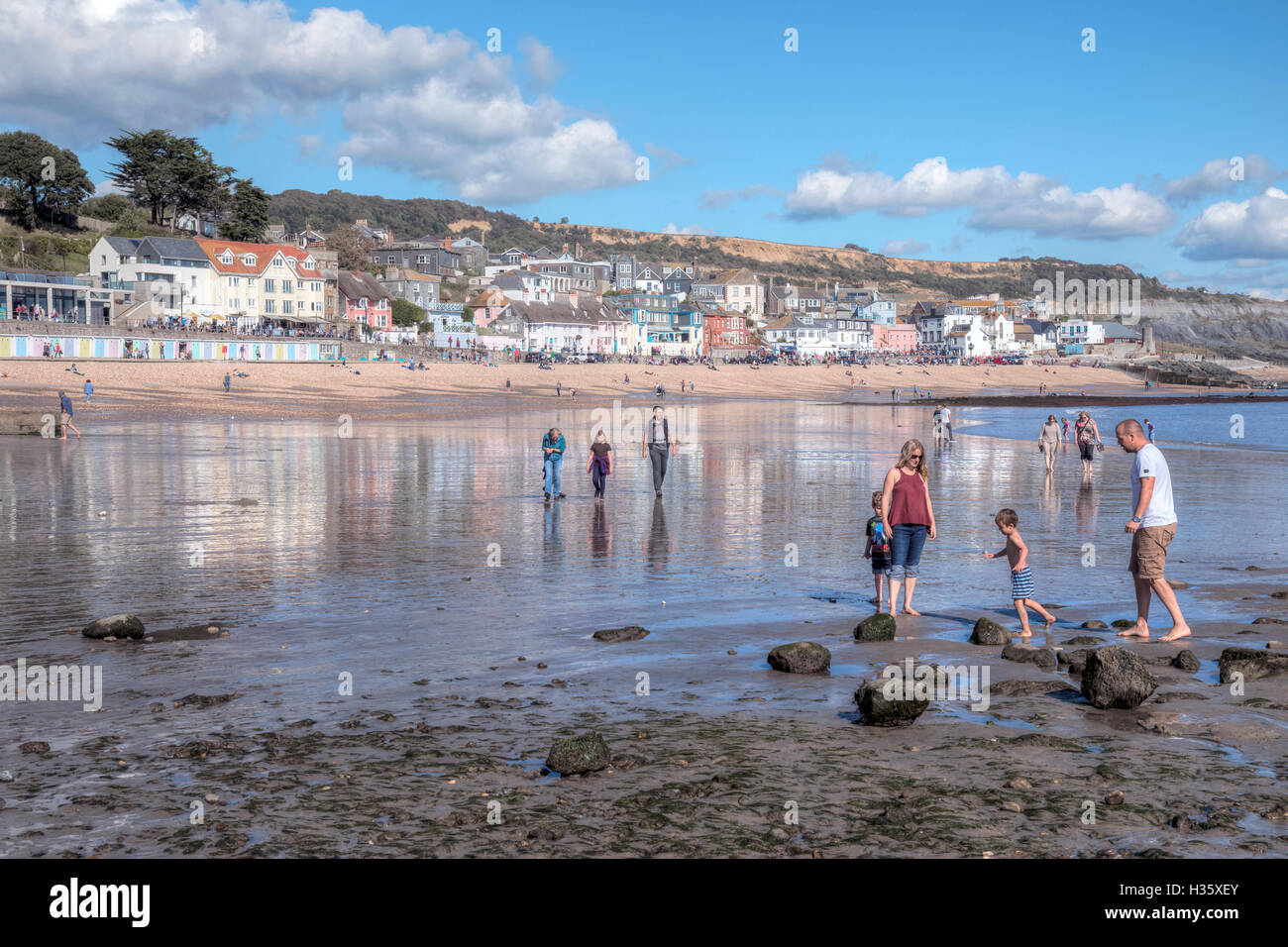 Lyme Regis, Jurassic Coast, Dorset, England, Vereinigtes Königreich Stockfoto