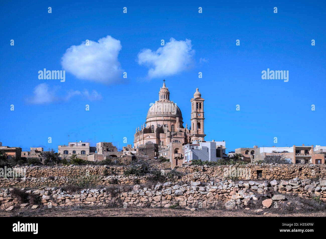 Rotunde, Xewkija, Gozo, Malta Stockfoto