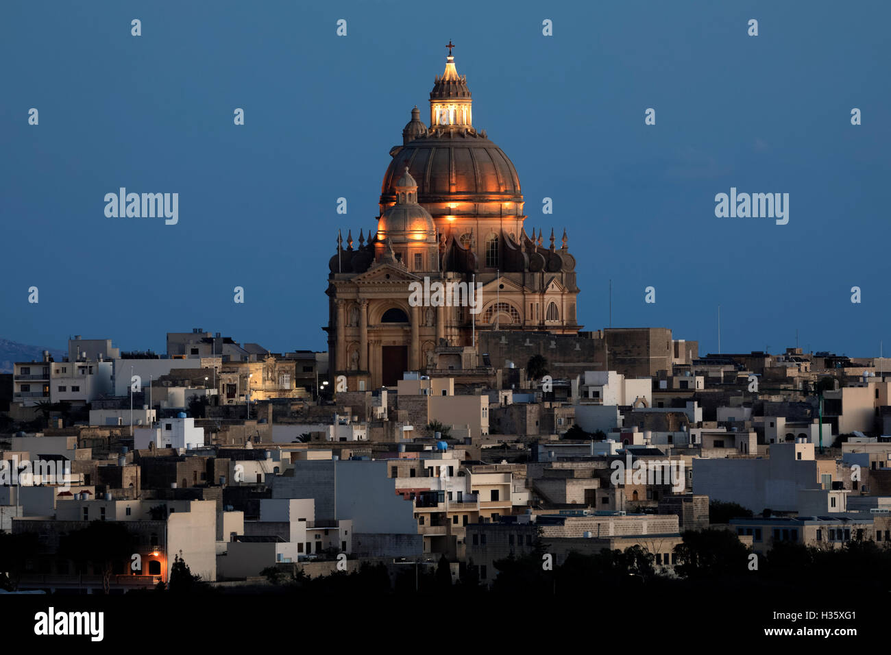 Rotunde, Xewkija, Gozo, Malta Stockfoto