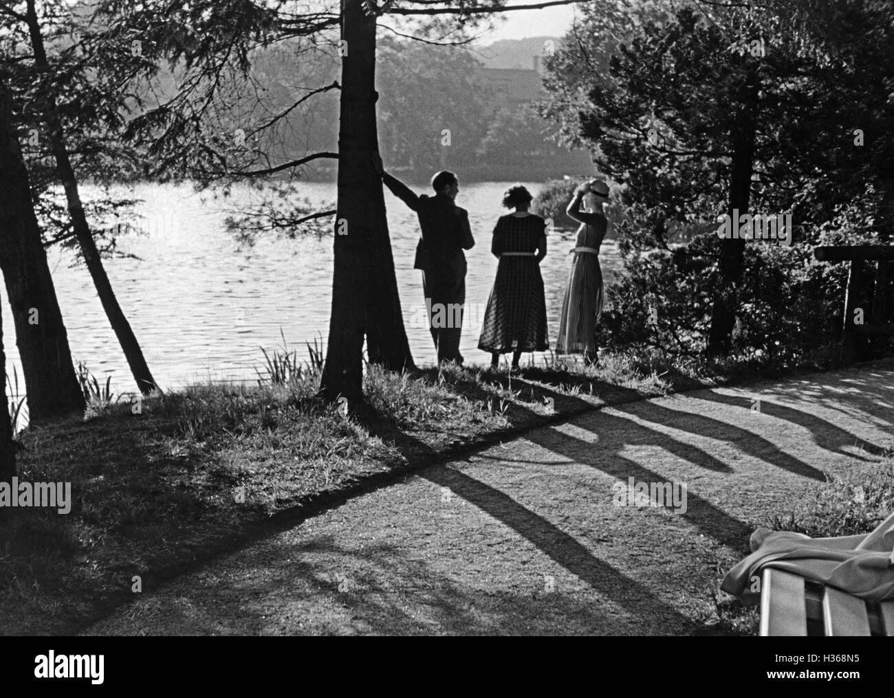 Blick auf den See, 1936 Stockfoto