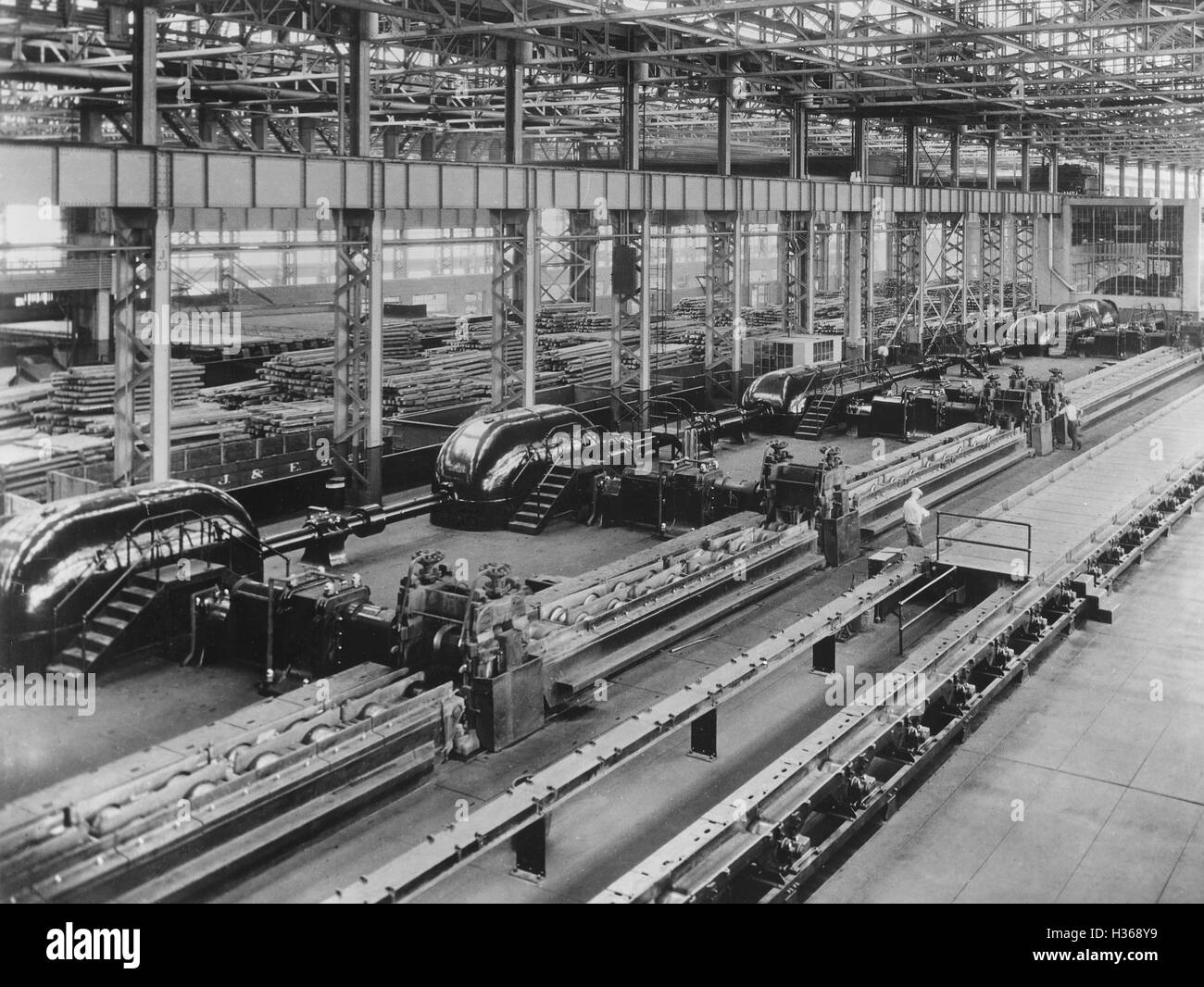 Die Fabrik von Ford in Detroit, 1930 Stockfoto