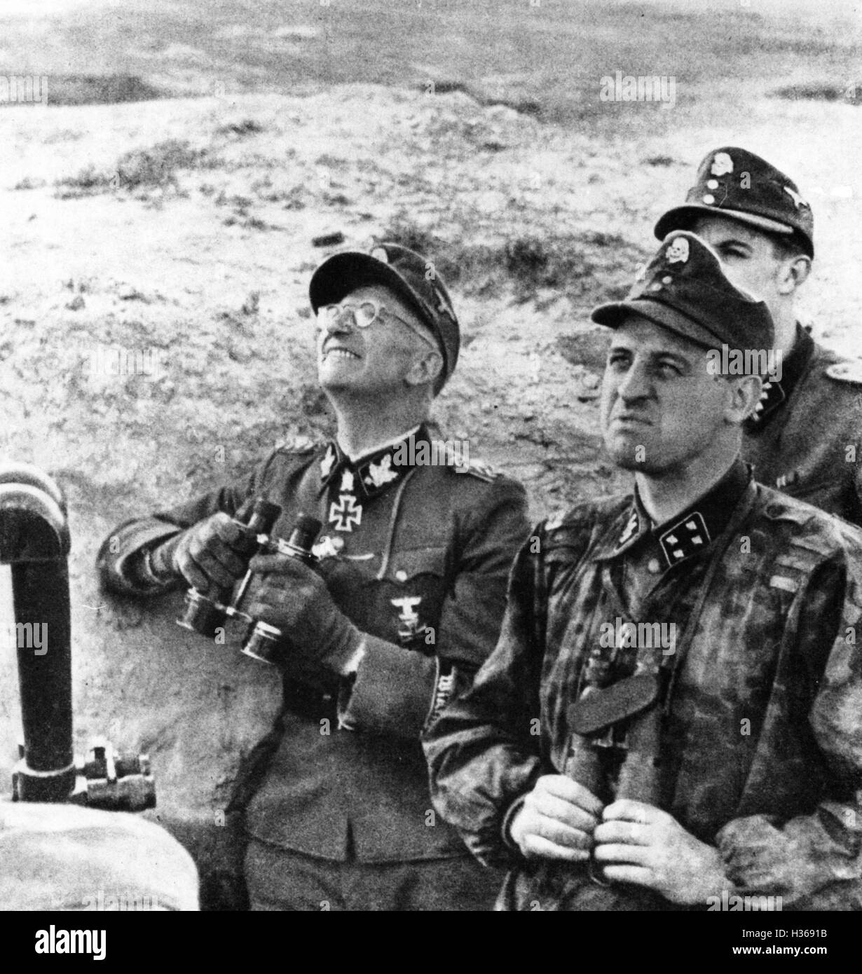 General der Waffen-SS Herbert Otto Gille Stockfoto