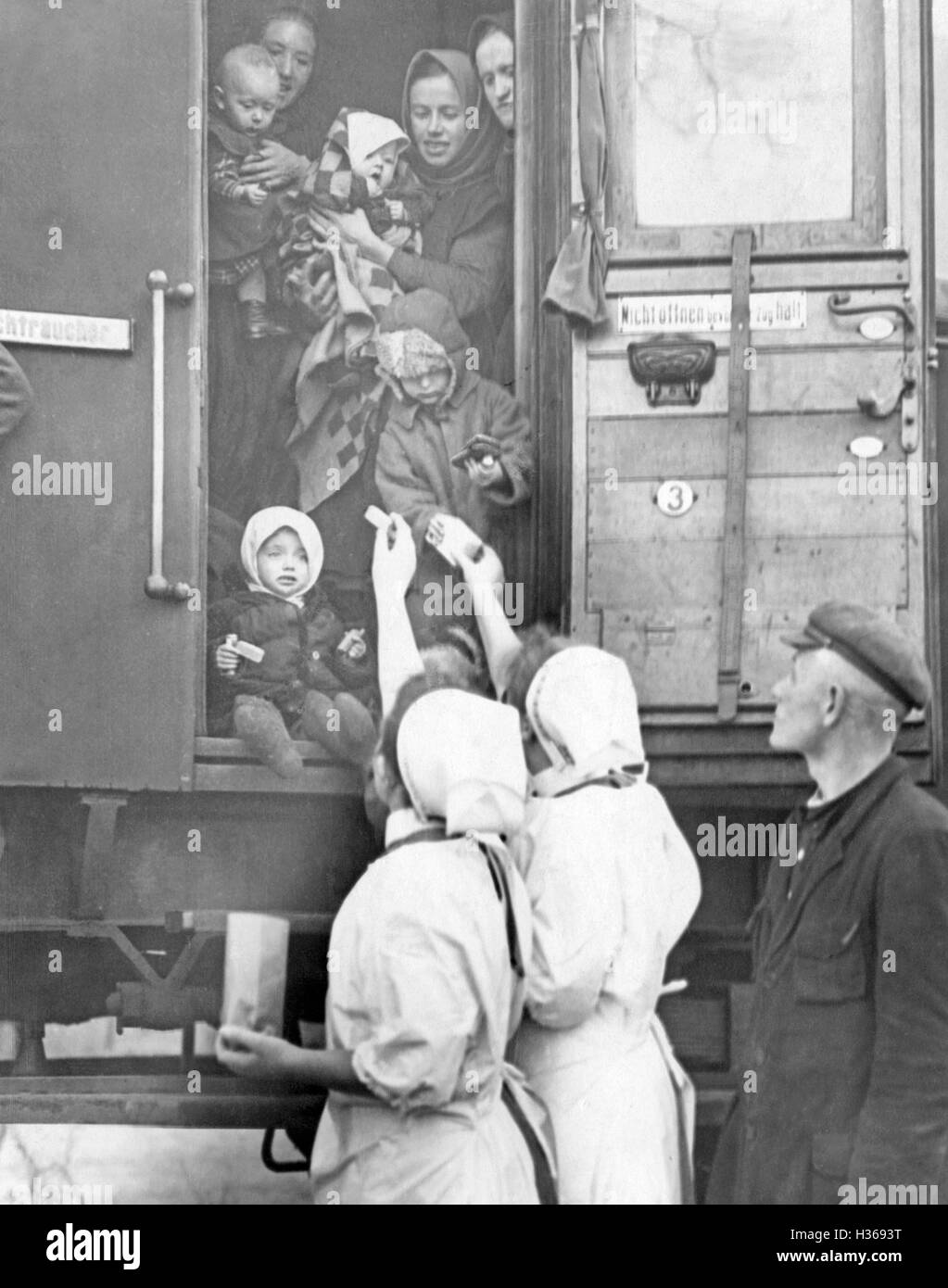 Emigration von deutschen Siedlern aus Russland, 1929 Stockfoto