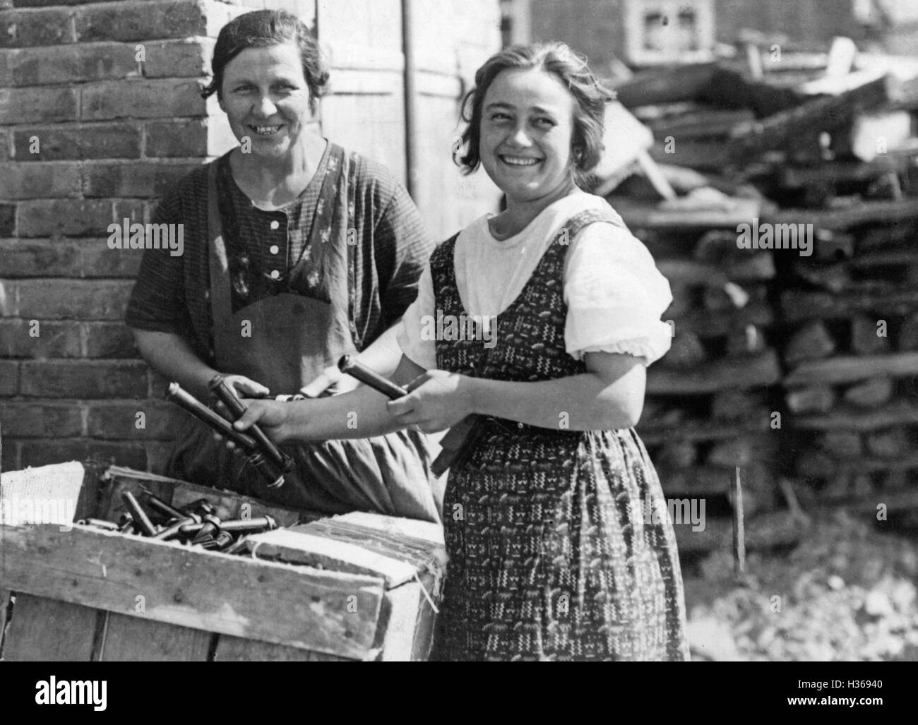 Deutsche Siedler in Russland, 1928 Stockfoto