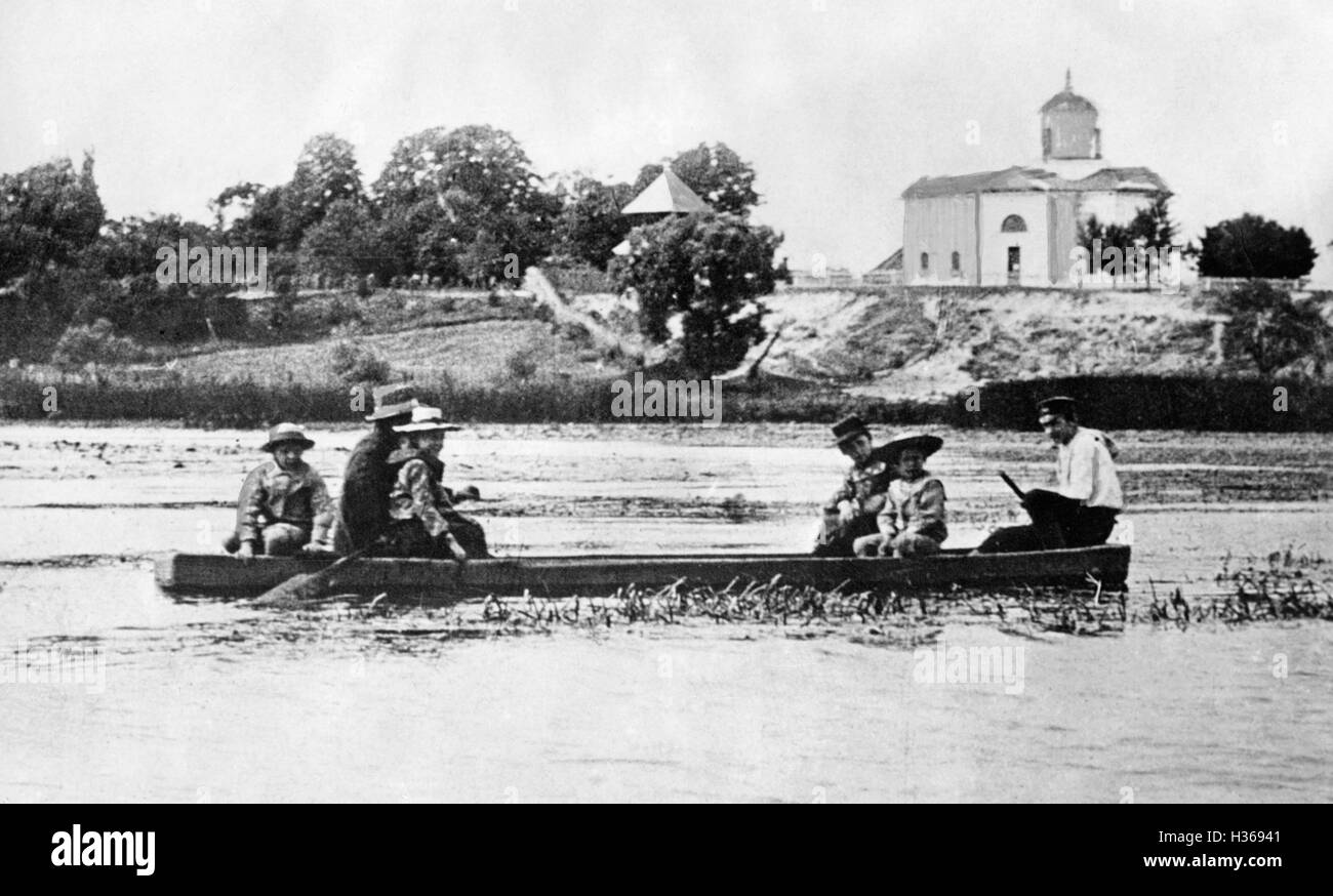 Deutsche Siedler in Russland, 1921 Stockfoto