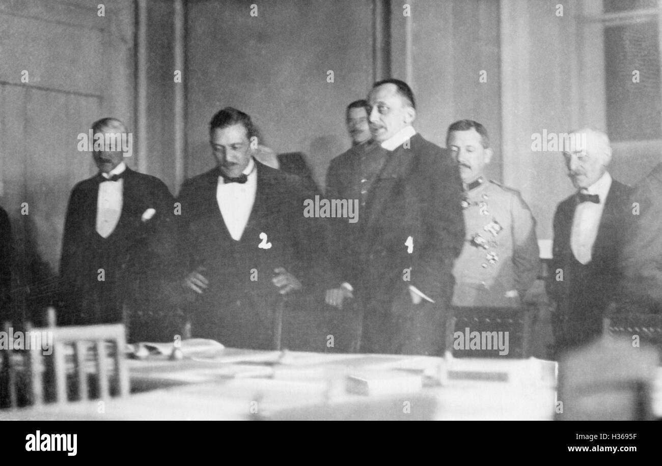 Friedensabkommen zwischen der Ukraine und Deutschland, 1918 Stockfoto