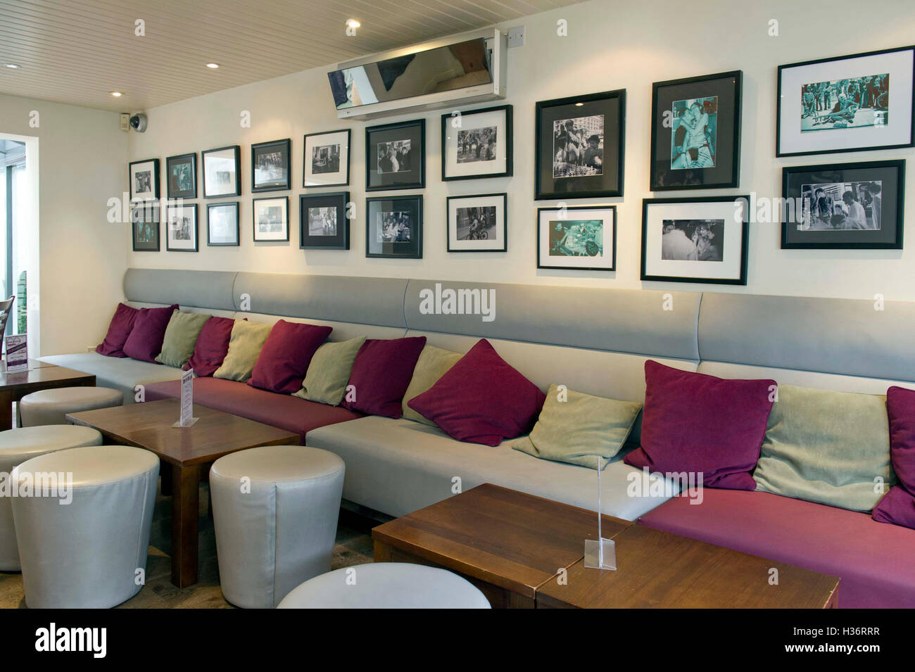 Das Tap Room Café, St.Ives, Cambridgeshire, Großbritannien. Stockfoto