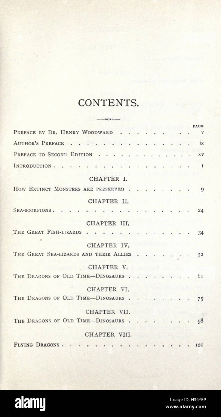 Eine Erkundung ausgestorbener Lebewesen mit Schwerpunkt auf prähistorischen Tieren und ihrer Rolle in den alten Ökosystemen der Erde. Stockfoto