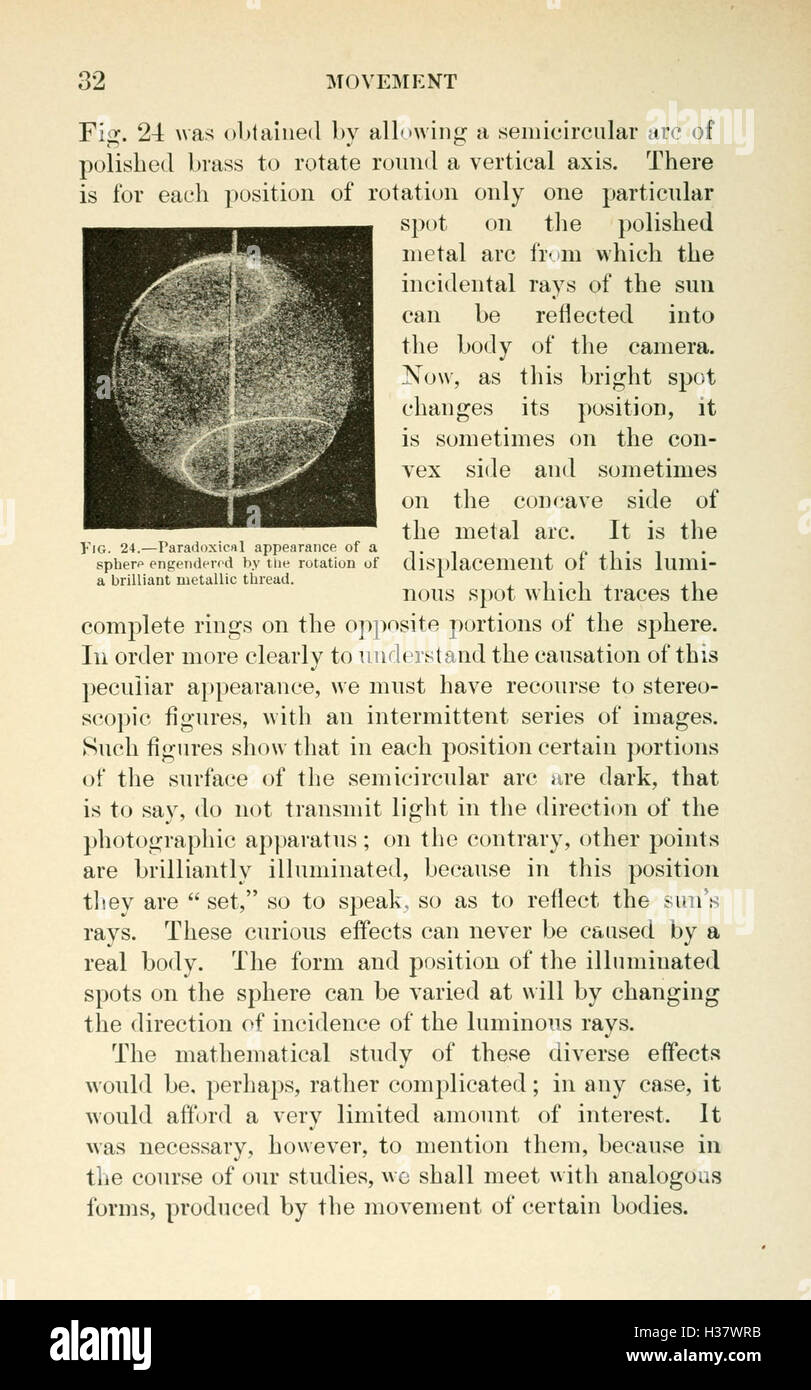 Diese Arbeit konzentriert sich auf das Studium von Bewegung und erforscht biologische, physikalische und mechanische Aspekte von Bewegung in lebenden Organismen und die Kräfte, die sie ermöglichen. Stockfoto