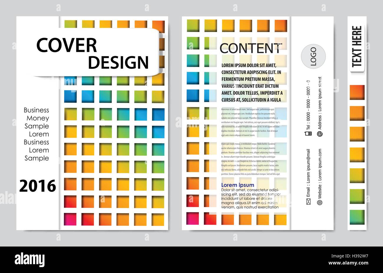 Buch Prasentation Layout Design Vorlage Hintergrund Zu Decken Stock Vektorgrafik Alamy