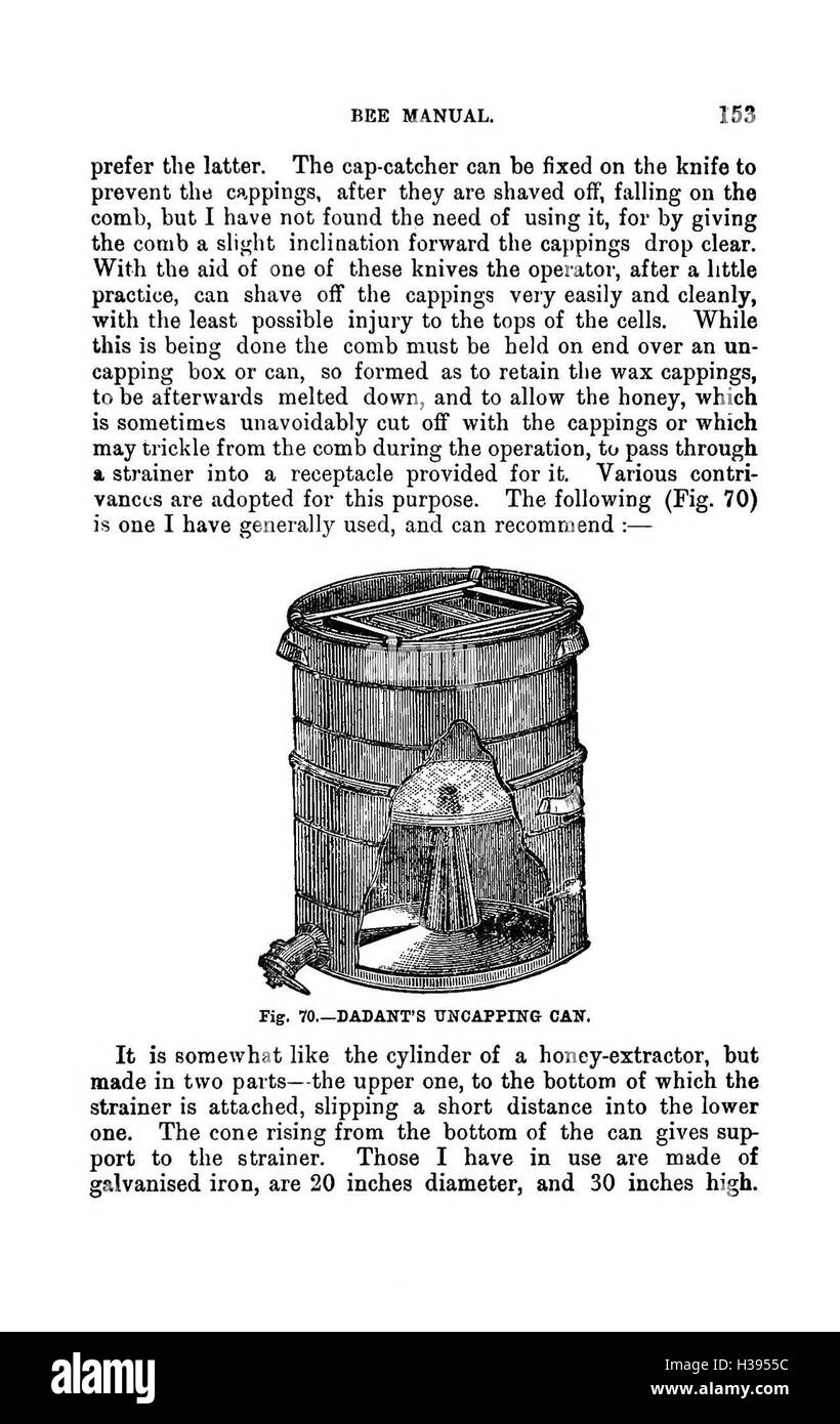 Dieses Handbuch bietet einen detaillierten Überblick über die Bienenzucht in der südlichen Hemisphäre und konzentriert sich auf moderne Techniken zur Bewirtschaftung von Bienenstöcken, Bienengesundheit und Honigproduktion. Stockfoto