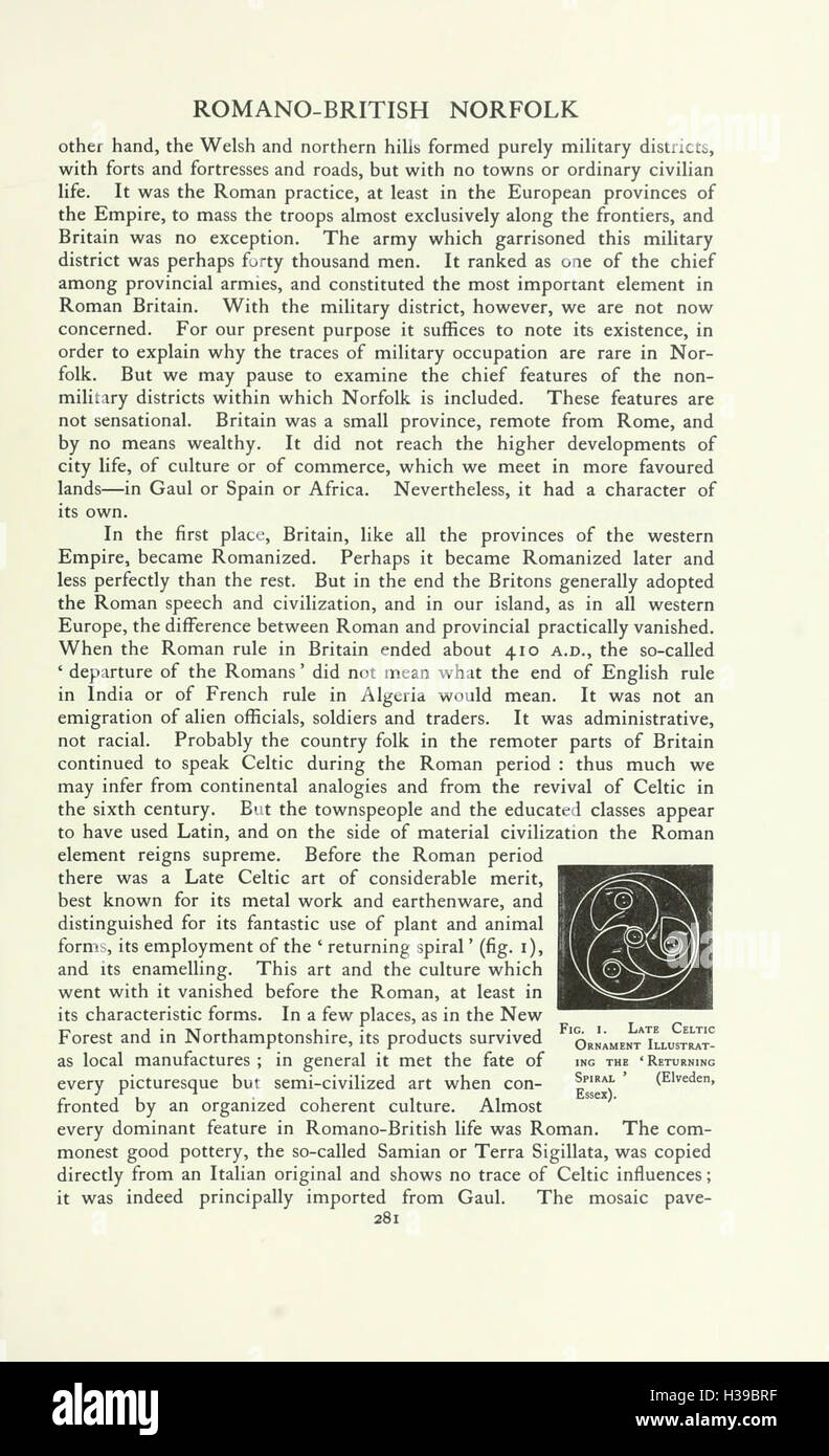Dieser historische Bericht behandelt die Geographie, Wirtschaft und soziale Strukturen des Norfolk County und beschreibt seine historische Entwicklung und bemerkenswerte Ereignisse. Stockfoto