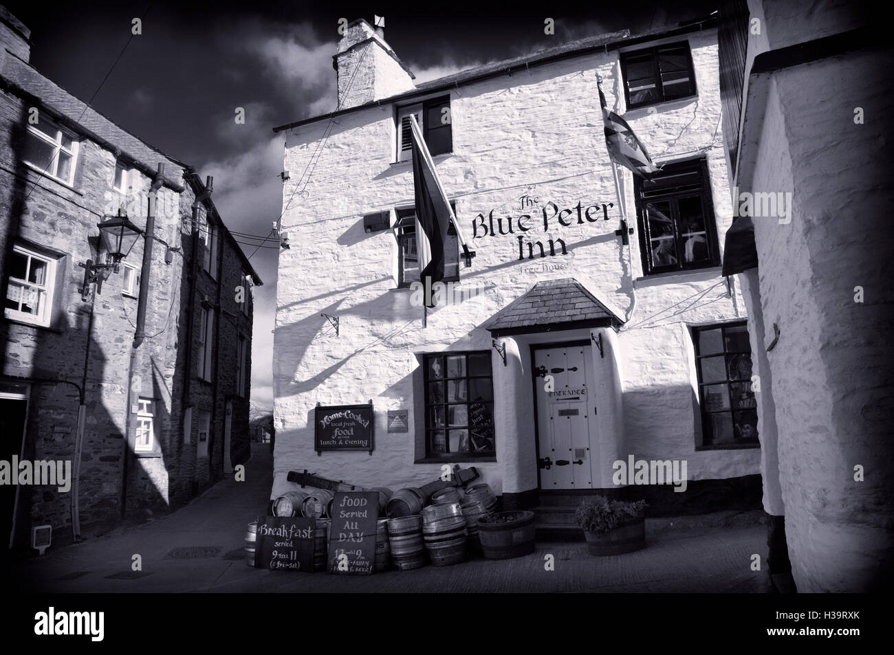 Blue Peter Inn, Polperro, Cornwall, UK Stockfoto