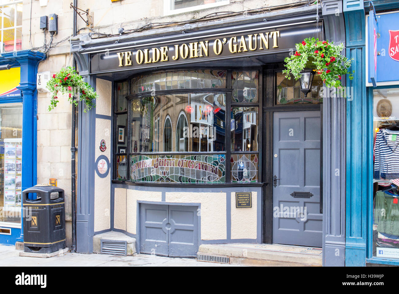 Ye Olde Jon o ' Gaunt Pub in Lancaster UK Stockfoto