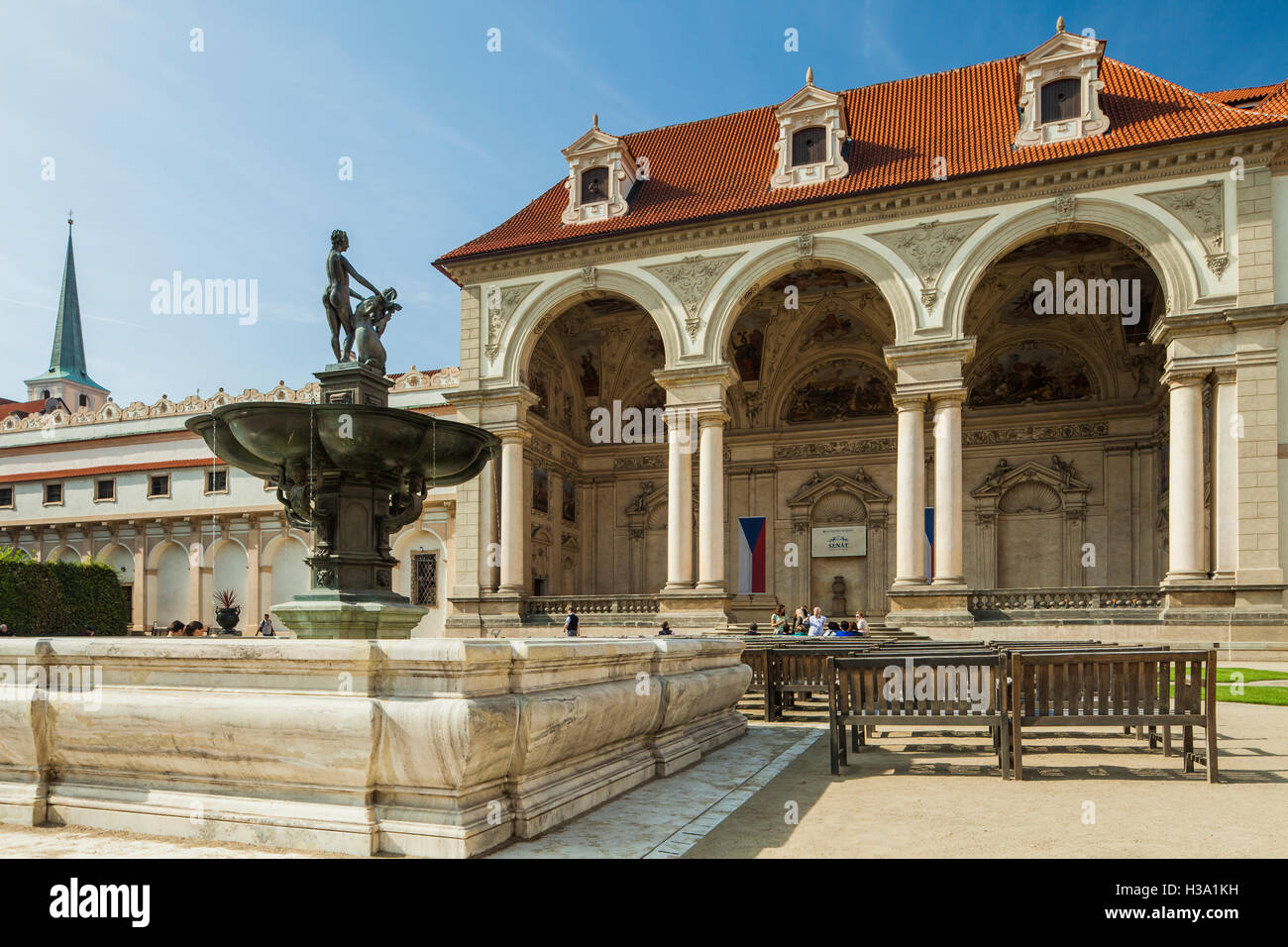 Wallenstein-Palais in Prag, Tschechien. Stockfoto