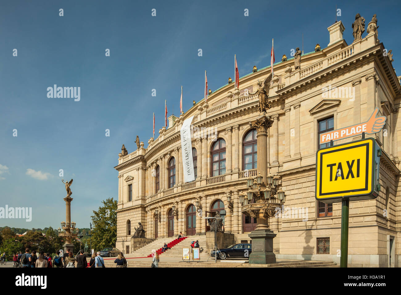 Nationaltheater in Prag-Altstadt, Tschechien. Stockfoto