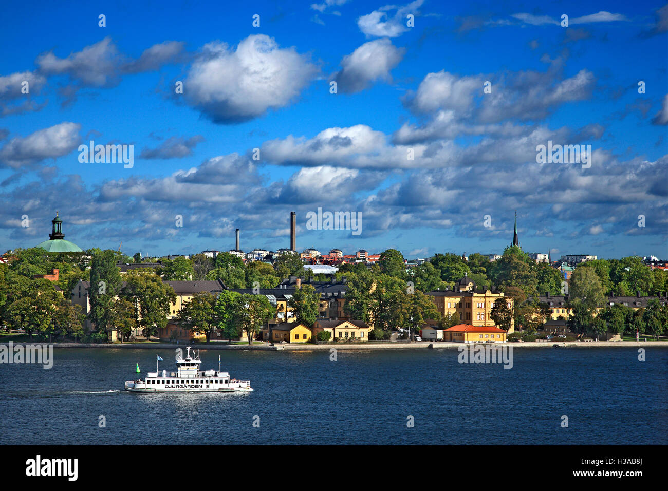 Insel Skeppsholmen, Stockholm, Schweden Stockfoto