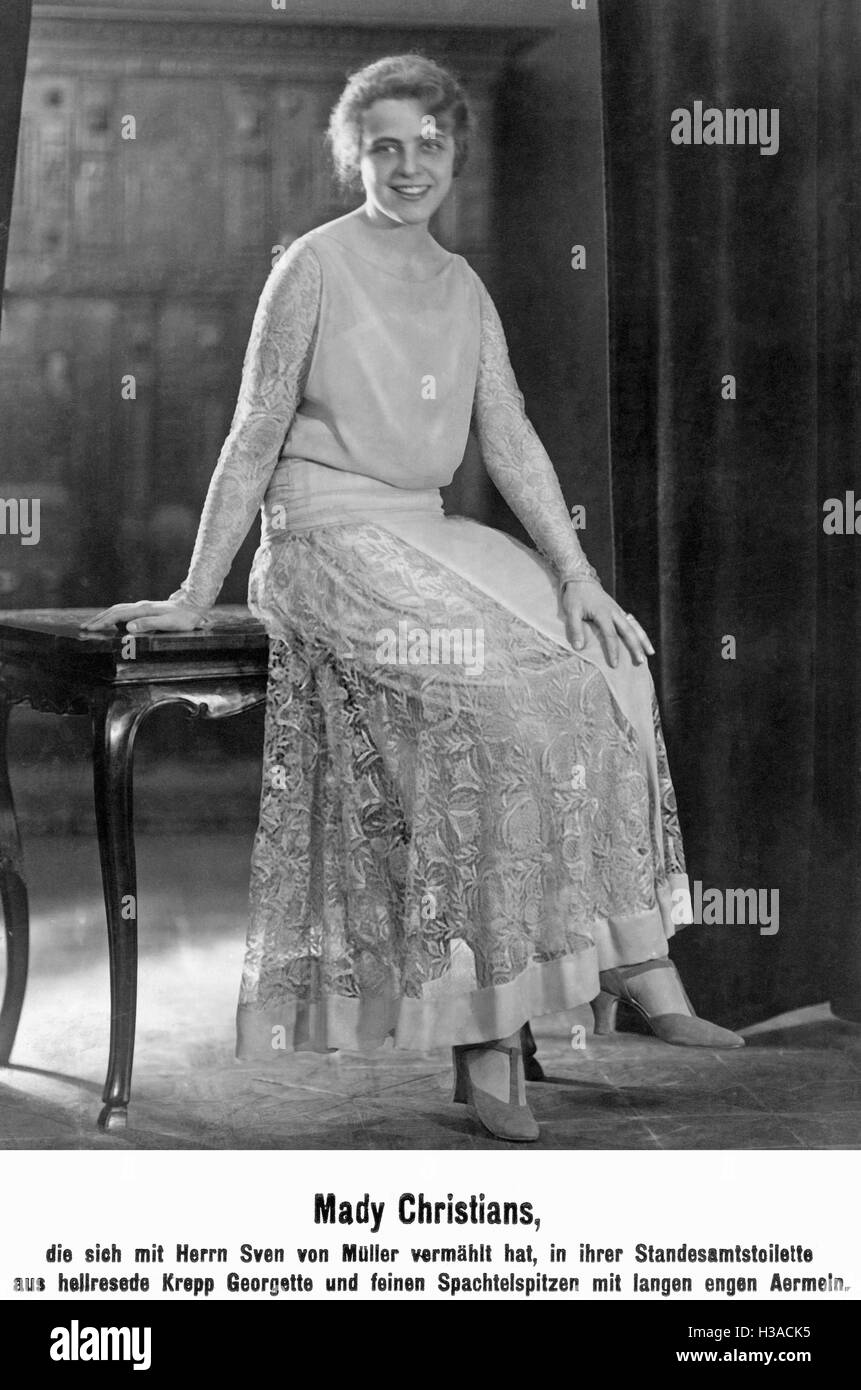 Mady Christen, 1923 Stockfoto