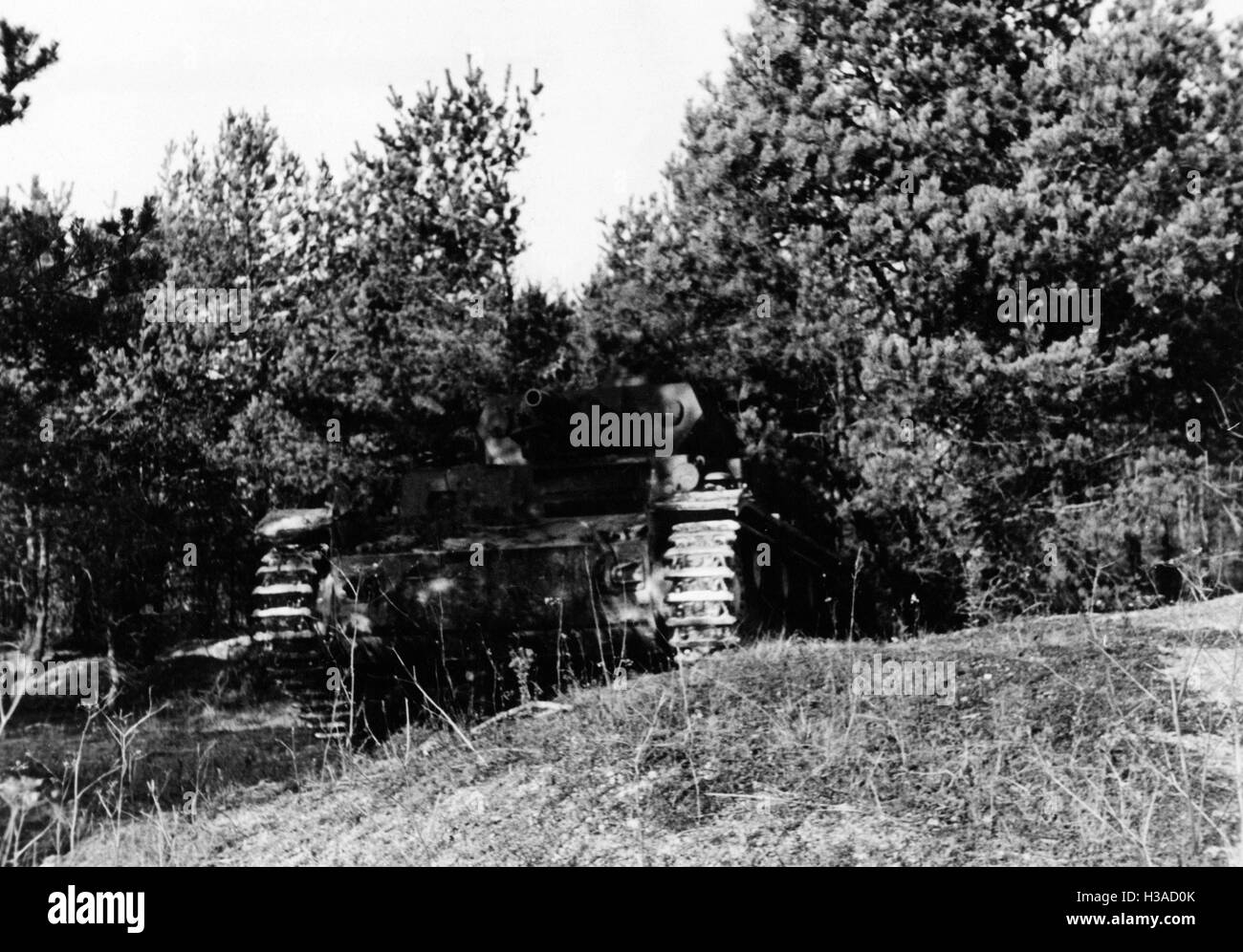 Deutsche Panzer IV während der westlichen Kampagne, 1940 Stockfoto