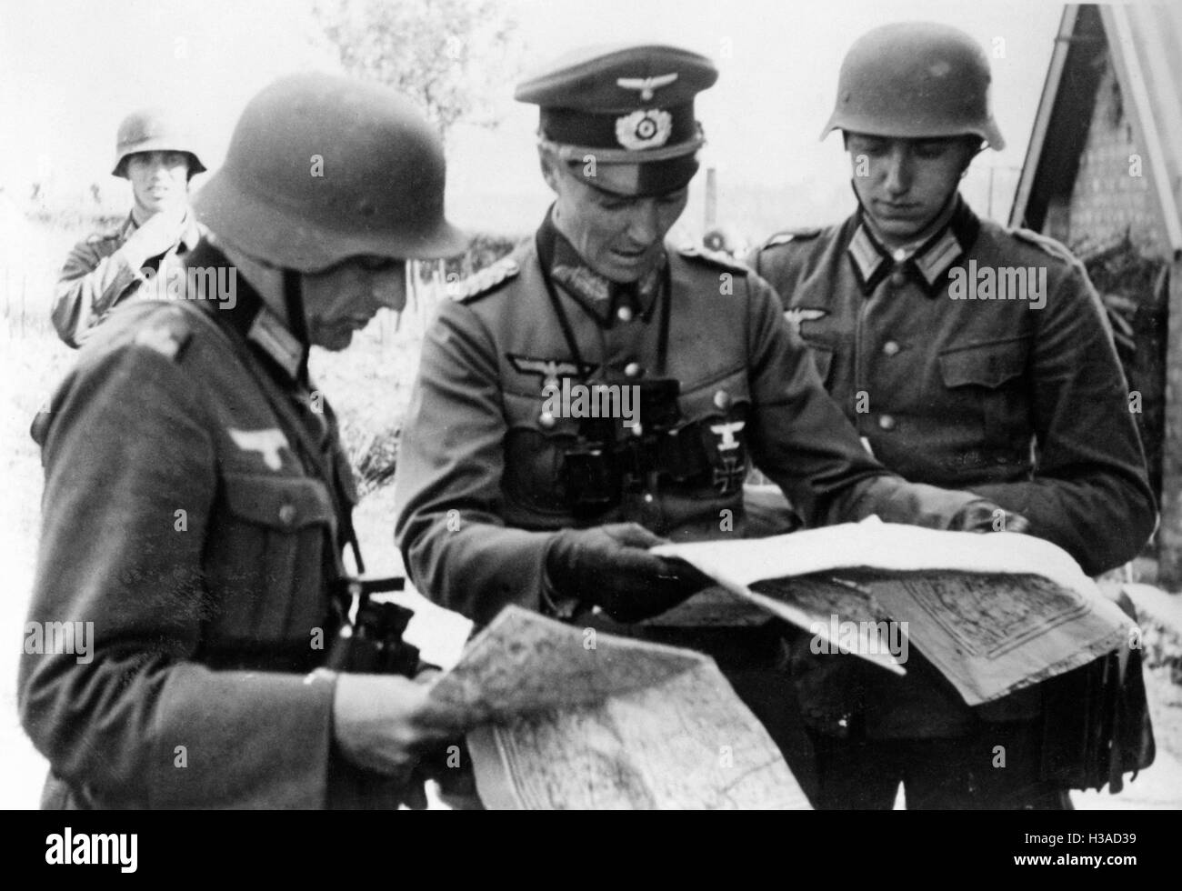 Deutsche General in Frankreich, 1940 Stockfoto