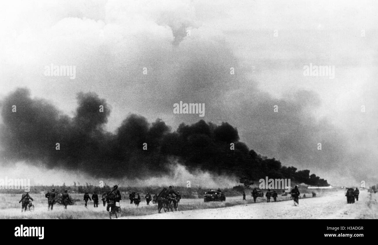 Deutsche Truppen an der Ostfront, 1941 Stockfoto