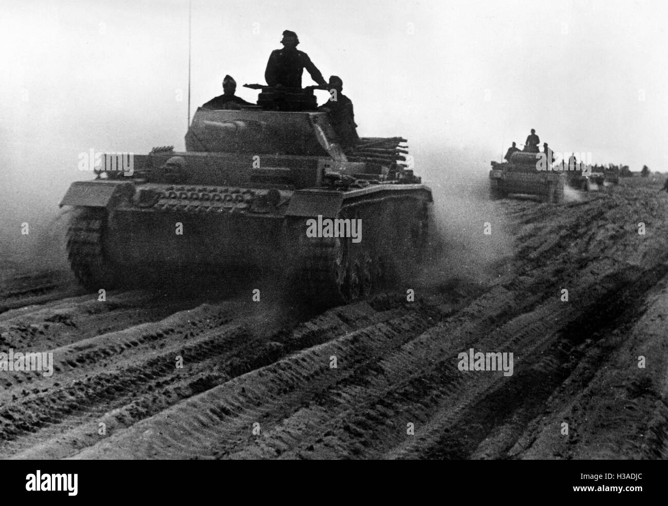 Panzer III der Wehrmacht an der Ostfront, 1941 Stockfoto