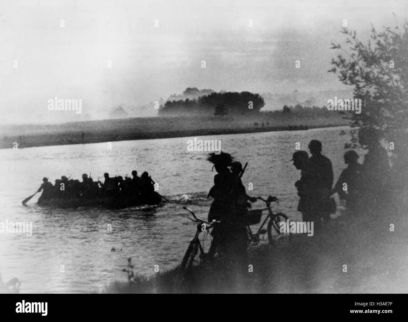 Deutsche Truppen zu Beginn des Russlandfeldzug, 1941 Stockfoto