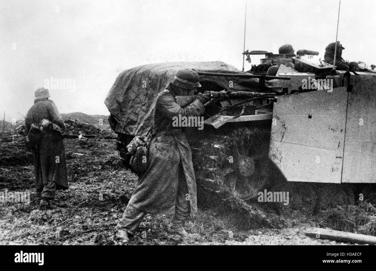 Deutsche Truppen an der Ostfront 1944 Stockfoto