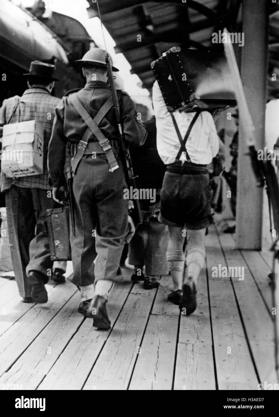 Deutschen zivilen Internierten in Kanada, 1940 Stockfoto