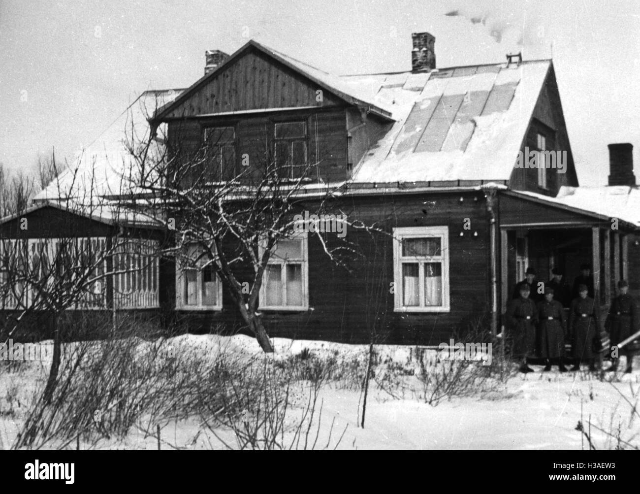 Neuansiedlung Kommission in Strupiai, 1941 Stockfoto