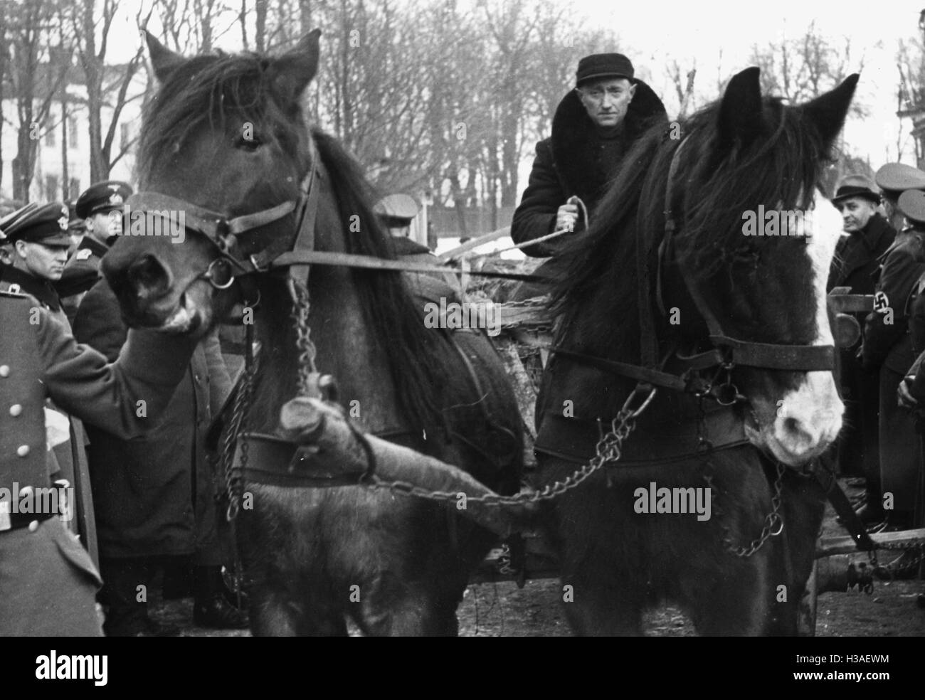 Litauen-deutsche in Eydtkau (Ostpreußen), 1941 Stockfoto