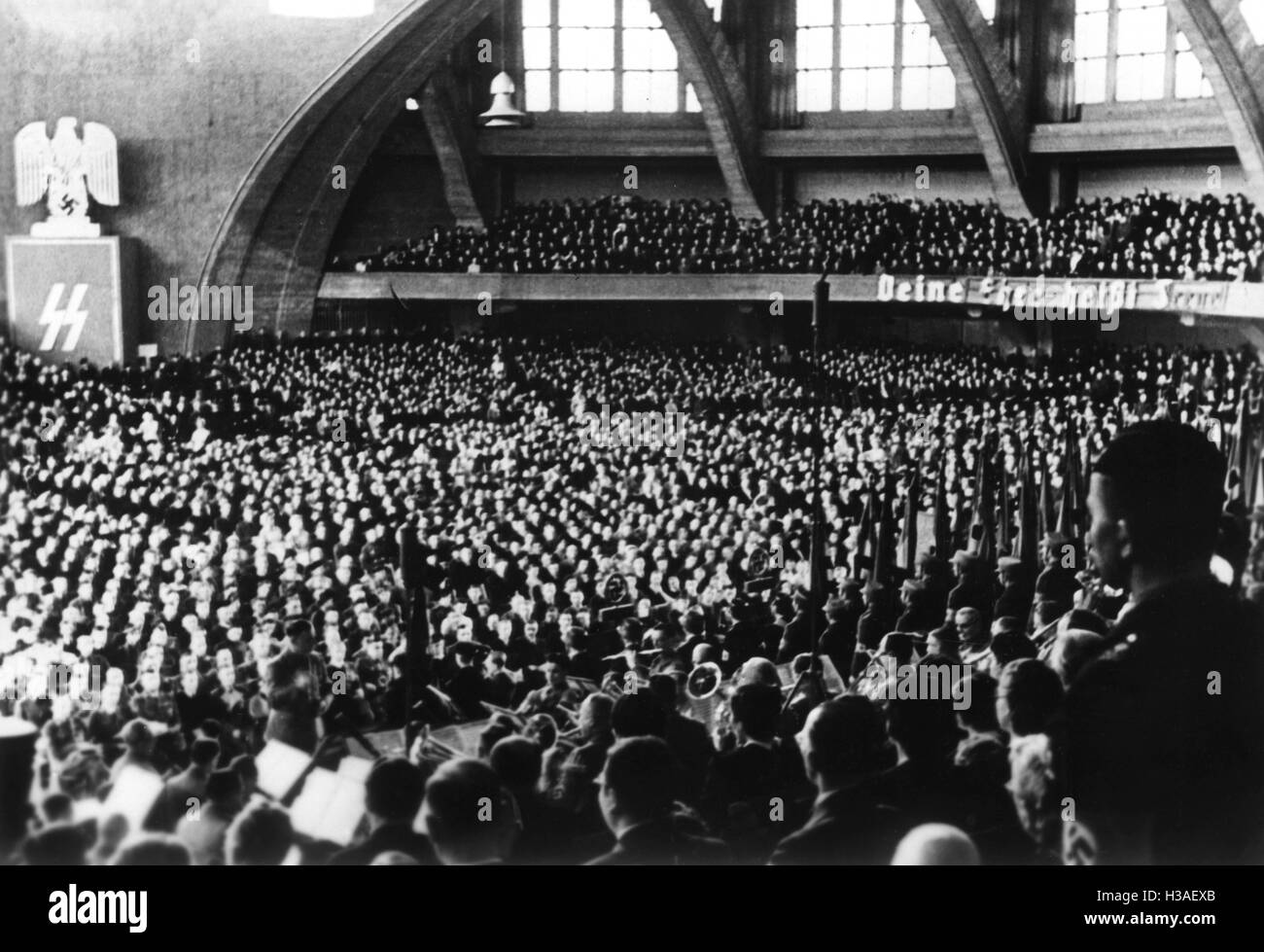 Einbürgerung von Bukovina deutsche in Breslau, 1941 Stockfoto