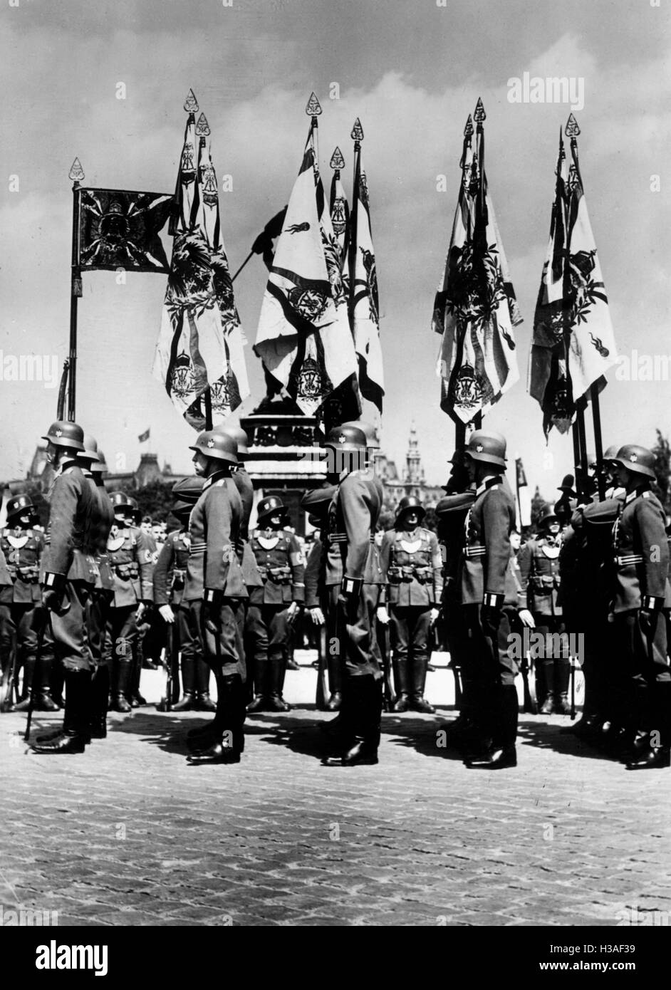 Rallye der Reichskolonialbund (Reich Colonial League) in Wien, 1939 Stockfoto