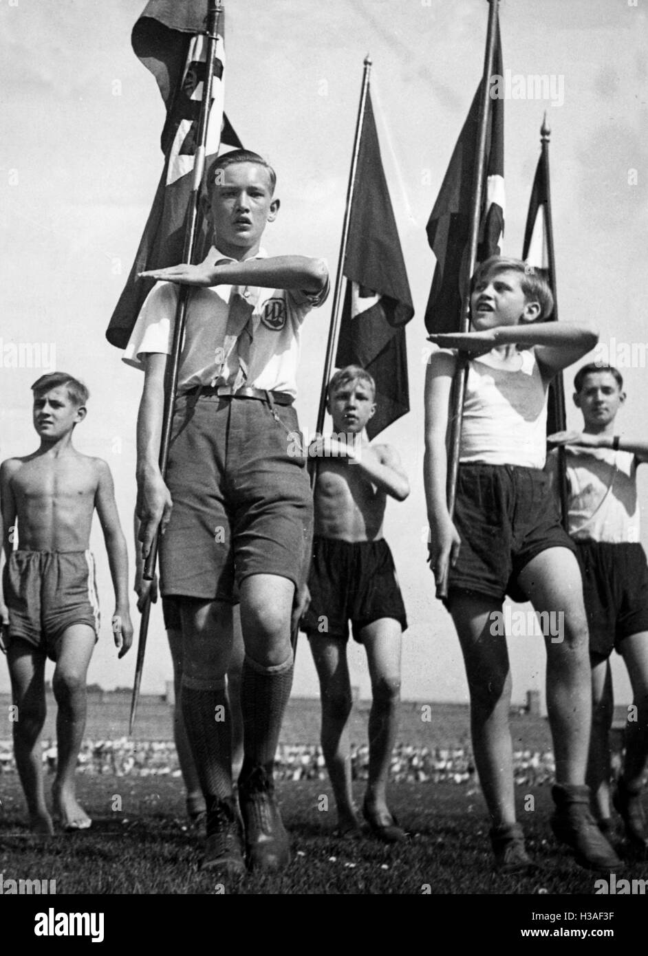 Feier der deutschen Schule, Berlin 1933 Stockfoto
