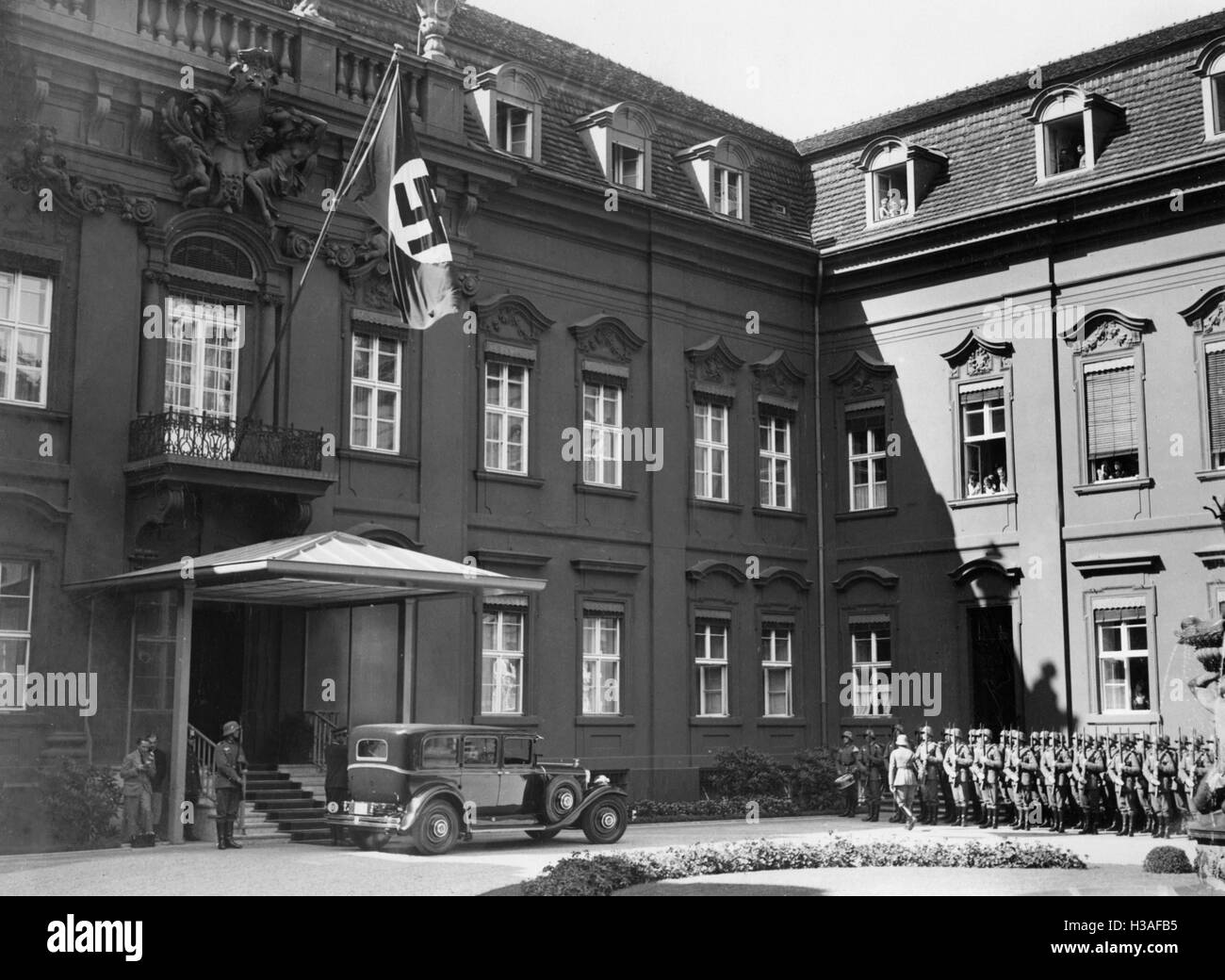 Diplomatischen Empfang in der Reichspraesidentenpalais in Berlin, 1934 Stockfoto