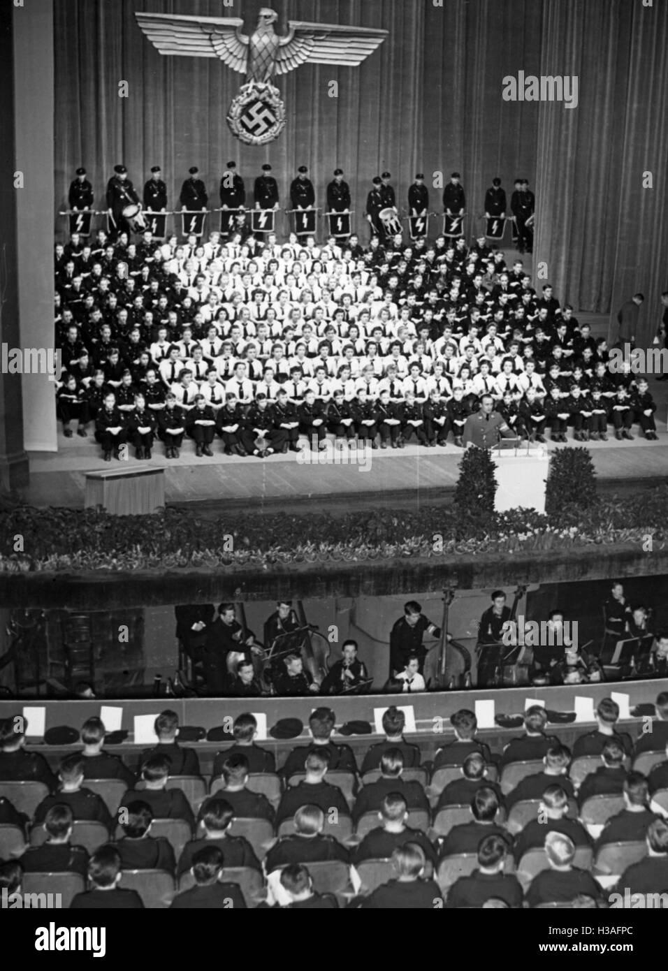 Zeremonie der Verpflichtung in Berlin, 1943 Stockfoto