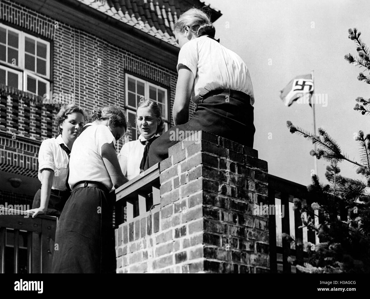 Ausbildungskurs für BDM Staats-und Regierungschefs in Berlin, 1936 Stockfoto