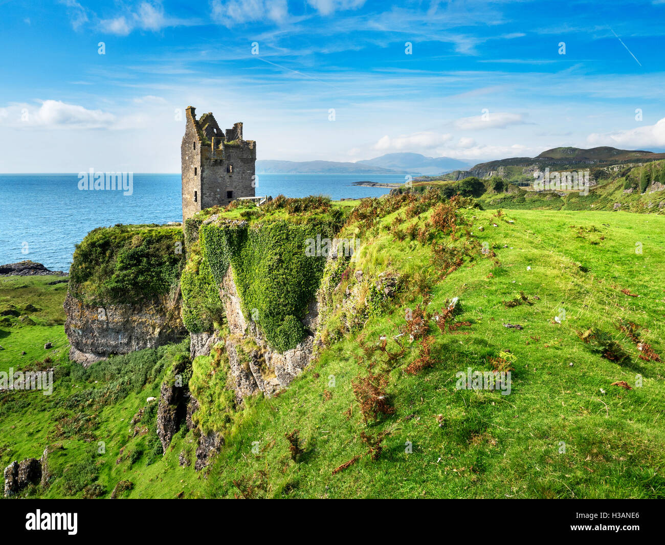 Gylen Castle auf der Isle of Kerrera Argyll und Bute Schottland Stockfoto