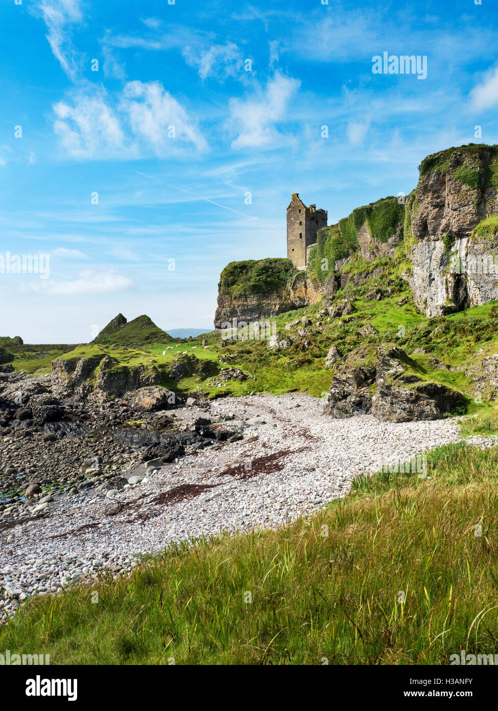 Gylen Castle auf der Isle of Kerrera Argyll und Bute Schottland Stockfoto